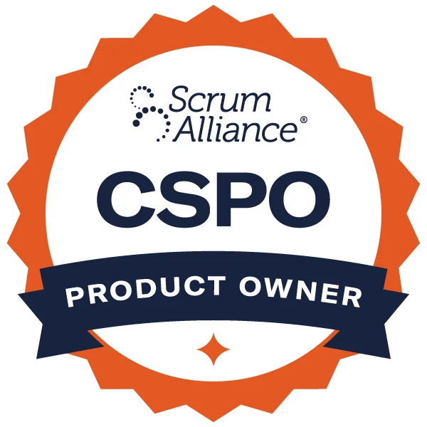 Certified Scrum Product Owner badge